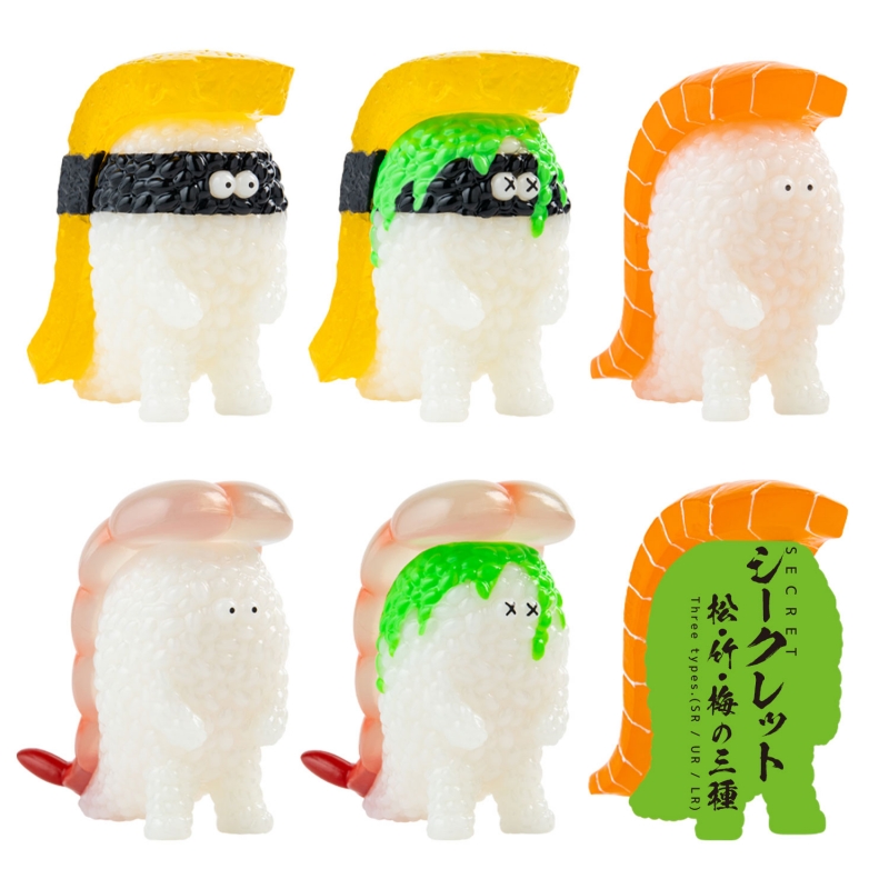 SUSHI MONSTER SUSHI-L.A. 1/1 SCALE REAL SUSHI SIZE FIGURE COLLECTION 2 (box of 6)